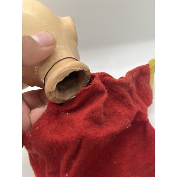 Vintage 1930's Dopey Dwarf Composition Puppet Snow White Crown Toys Inc Disney - Picture 6 of 7